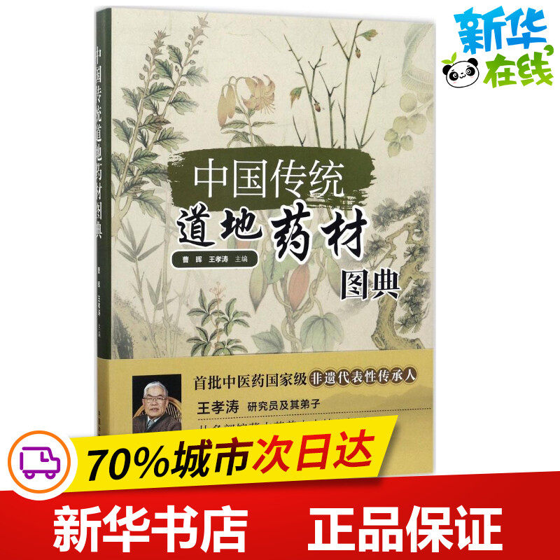中国传统道地药材图典 曹晖,王孝涛 主编 著作 社会科学其它生活 新华书店正版图书籍 中国中医药出版社
