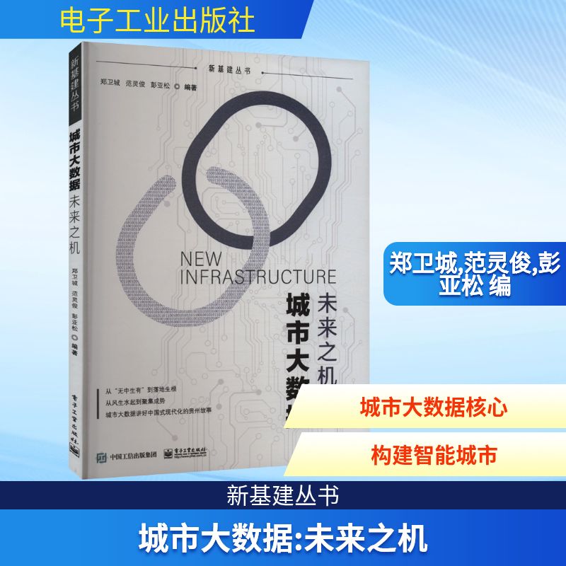 城市大数据 未来之机 郑卫城,范灵俊,彭亚松 编 数据库专业科技 新华书店正版图书籍 电子工业出版社