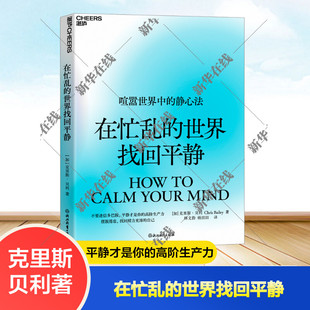 在忙乱的世界找回平静 (加)克里斯·贝利 著 林文韵,杨田田 译 心理学经管、励志 新华书店正版图书籍 浙江教育出版社