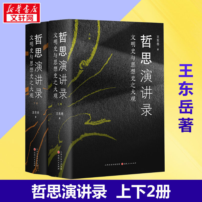 哲思演讲录 文明史与思想史之大观(全2册) 王东岳 著 哲学总论社科 新华书店正版图书籍 山西人民出版社