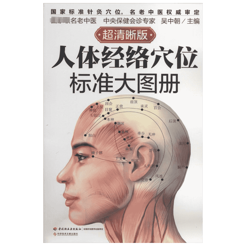 正版 人体经络穴位标准大图册超清晰人体经络穴位图解书人体穴位图解大全中医按摩经络穴位书籍经络穴位按摩大全养生书正版