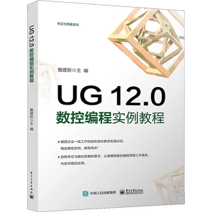 UG 12.0数控编程实例教程 詹建新 编 图形图像/多媒体（新）专业科技 新华书店正版图书籍 电子工业出版社