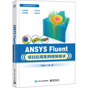 ANSYS Fluent项目应用案例视频精讲 王魁波 编 自动化技术专业科技 新华书店正版图书籍 电子工业出版社