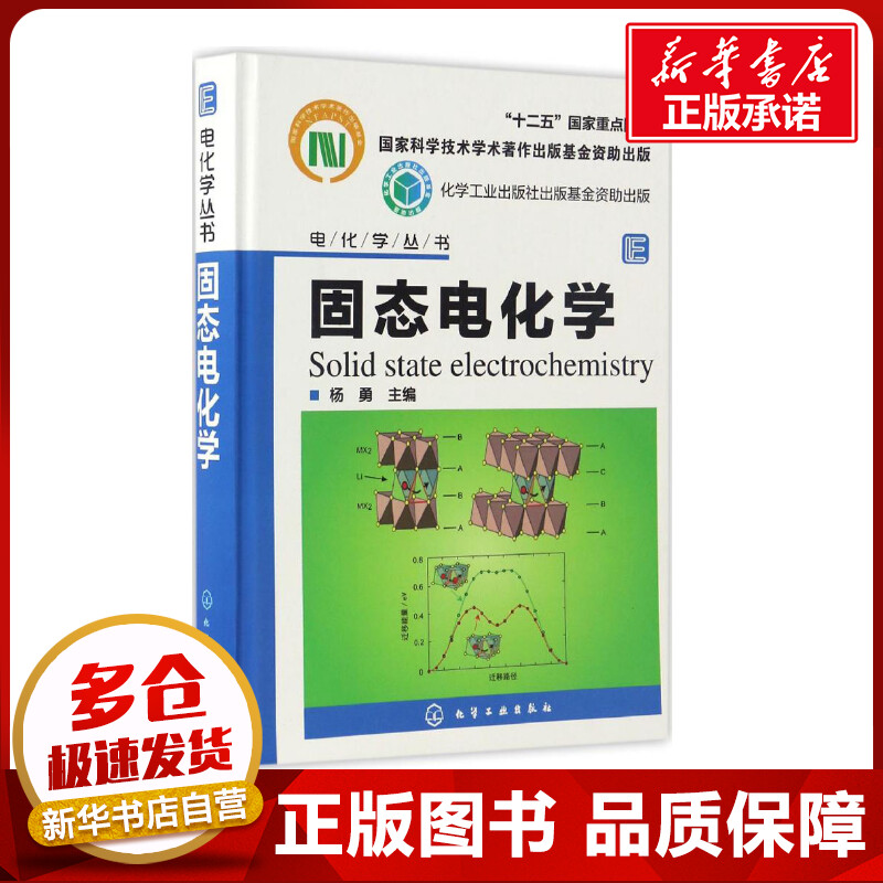 固态电化学 杨勇 主编 著 其它科学技术专业科技 新华书店正版图书籍 化学工业出版社