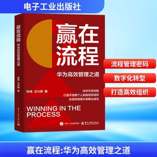 赢在流程华为高效管理之道破解华为流程管理密码向华为学流程打造高绩效组织流程与数字化管理体系建设书籍新华正版电子工业出版社