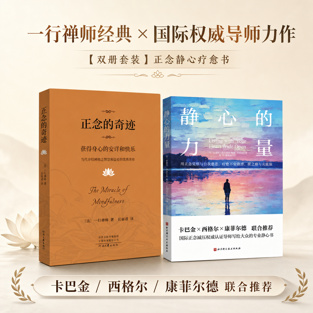 正念的奇迹+静心的力量 心里疗愈 静心冥想 正念减压
