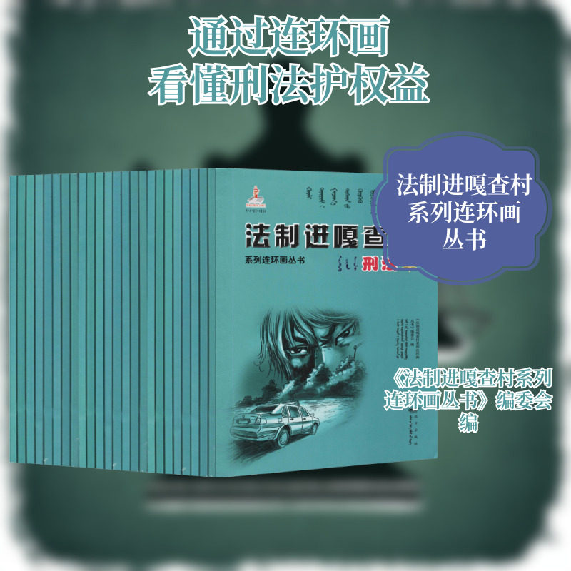 法制进嘎查村系列连环画丛书 刑法(1-24) 《法制进嘎查村系列连环画丛书》编委会 编 司法案例/实务解析社科 新华书店正版图书籍