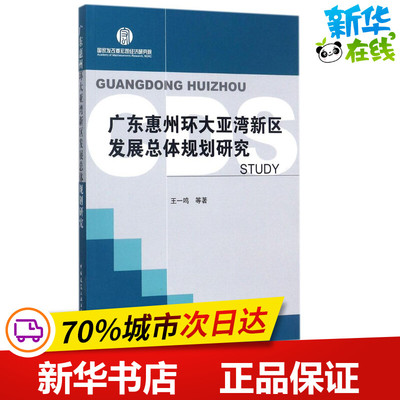 广东惠州环大亚湾新区发展总体规划研究 王一鸣 等 著 建筑/水利（新）专业科技 新华书店正版图书籍 中国建筑工业出版社