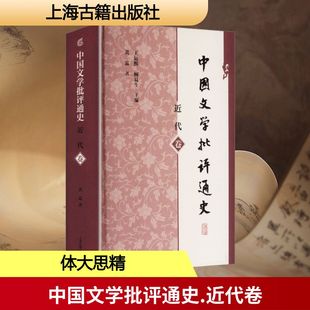 中国文学批评通史·近代卷 黄霖 著 著 王运熙,顾易生 主编 编 文学理论/文学评论与研究文学 新华书店正版图书籍 上海古籍出版社