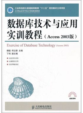 数据库技术与应用实训教程(Access 2003版) 柳超,何立群 编 著 大学教材大中专 新华书店正版图书籍 人民邮电出版社