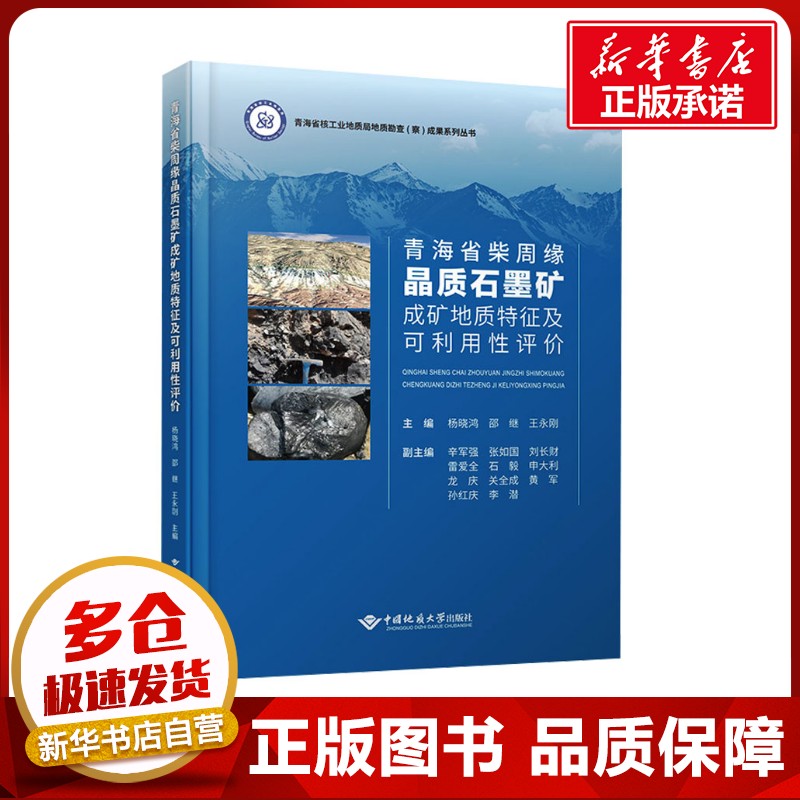 青海省柴周缘晶质石墨矿成矿地质特征及可利用性评价 杨晓鸿,邵继,王永刚 编 地质学专业科技 新华书店正版图书籍