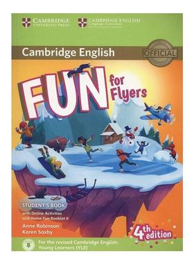 FUN FOR FLYERS STUDENT'S BOOK + BOOKLET Cambridge 著 原版其它外版书 新华书店正版图书籍 FOREIGN PUBLISHER