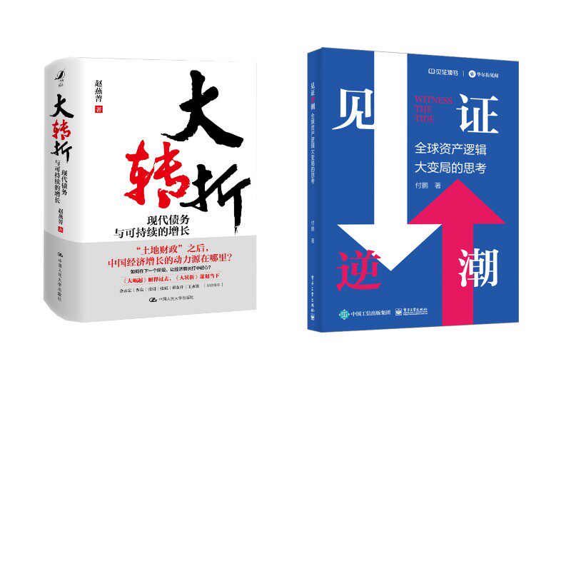 见证逆潮 全球资产逻辑大变局的思考+大转折：现代债务与可持续的增长 付鹏 著等 世界及各国经济概况经管、励志