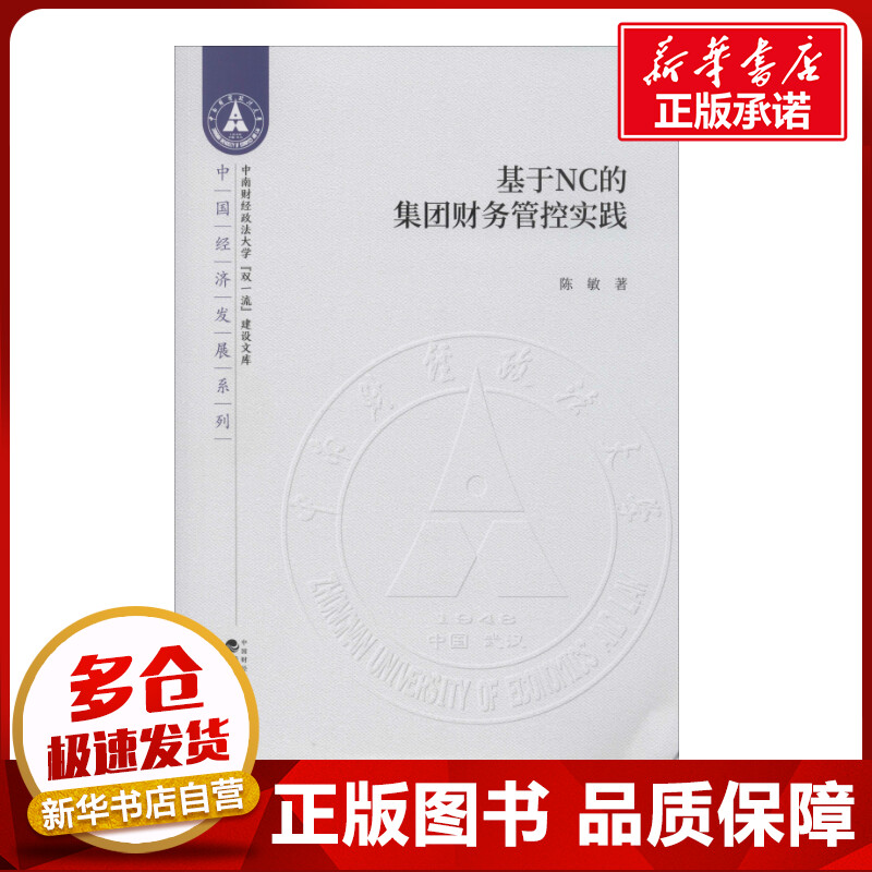 基于NC的集团财务管控实践 陈敏 著 经济理论经管、励志 新华书店正版图书籍 经济科学出版社