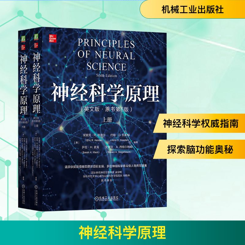 神经科学原理(英文版·原书第6版)(上下册) (美)埃里克·R.坎德尔(Eric R.Kandel) 等 编 心理学生活 新华书店正版图书籍