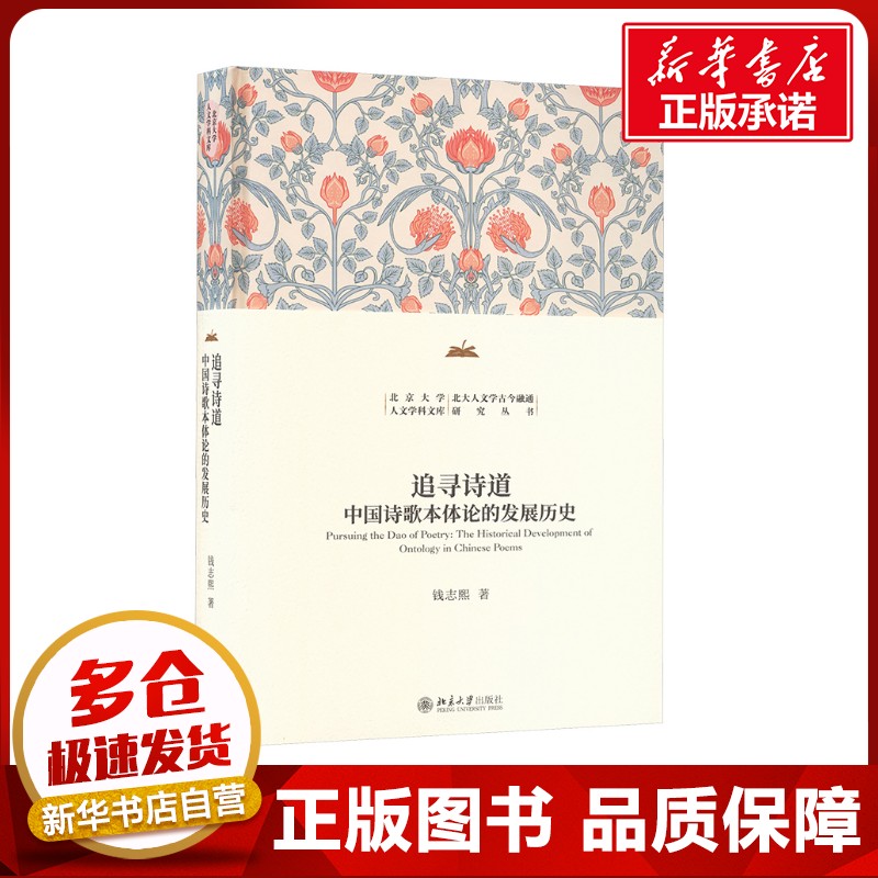 追寻诗道 中国诗歌本体论的发展历史 钱志熙 著 著 历史知识读物文学 新华书店正版图书籍 北京大学出版社