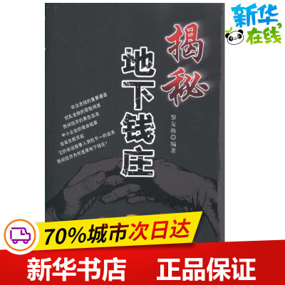 揭秘地下钱庄 黎友焕 编 金融经管、励志 新华书店正版图书籍 经济日报出版社