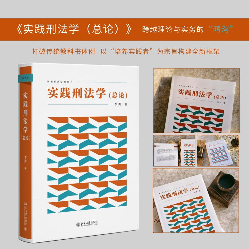 实践刑法学（总论） 李勇 著 著 法律知识读物社科 新华书店正版图书籍 北京大学出版社