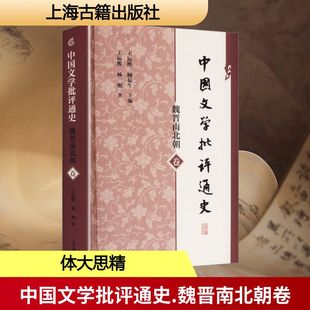 中国文学批评通史·魏晋南北朝卷 王运熙,杨明 著 著 王运熙,顾易生 主编 编 文学理论/文学评论与研究文学 新华书店正版图书籍