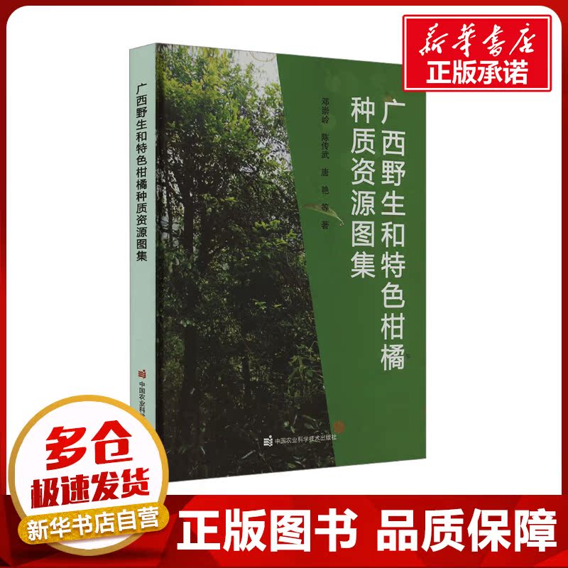 广西野生和特色柑橘种质资源图集 邓崇岭 等 著 农业基础科学专业科技 新华书店正版图书籍 中国农业科学技术出版社