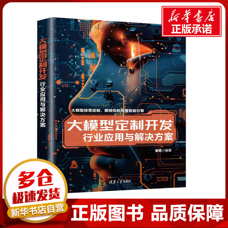 大模型定制开发 行业应用与解决方案 崔皓 编 软件工程专业科技 新华书店正版图书籍 清华大学出版社