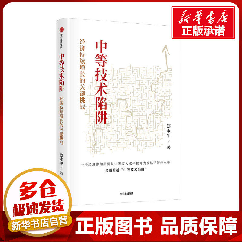 中等技术陷阱 经济持续增长的关键挑战 郑永年 著 经济理论经管、励志 新华书店正版图书籍 中信出版社