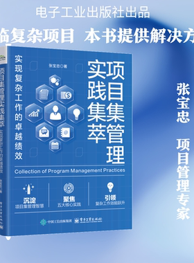 项目集管理实践集萃：实现复杂工作的卓越绩效 张宝忠 著 著 计算机软件工程（新）经管、励志 新华书店正版图书籍