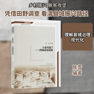 小县何能?——西畴县域调查 陈雪 编 中国社会经管、励志 新华书店正版图书籍 中国社会科学出版社