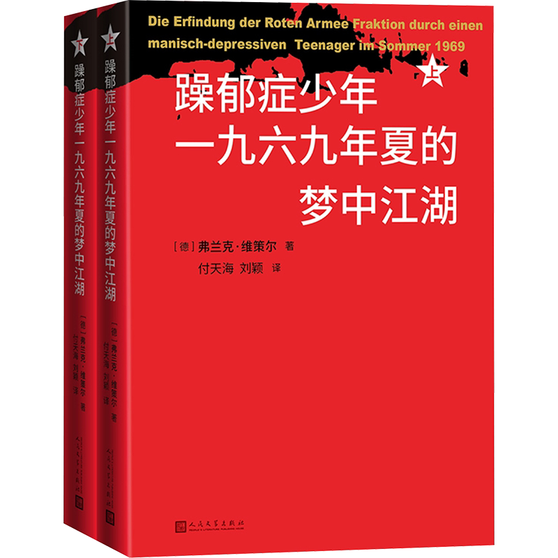 躁郁症少年一九六九年夏的梦中江湖(全2册) (德)弗兰克·维策尔 著 付天海,刘颖 译 外国小说文学 新华书店正版图书籍