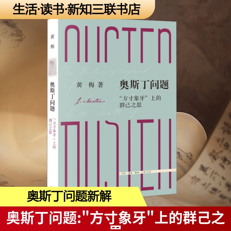 奥斯丁问题 "方寸象牙"上的群己之思 黄梅 著 文学理论/文学评论与研究文学 新华书店正版图书籍 生活·读书·新知三联书店