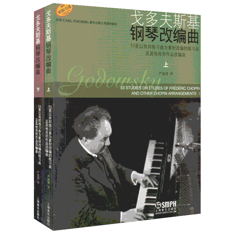 戈多夫斯基钢琴改编曲(上下册) 戈多夫斯基 改编 著 (美国)戈多夫斯基 编 严逸澄 译 音乐(新)艺术 新华书店正版图书籍