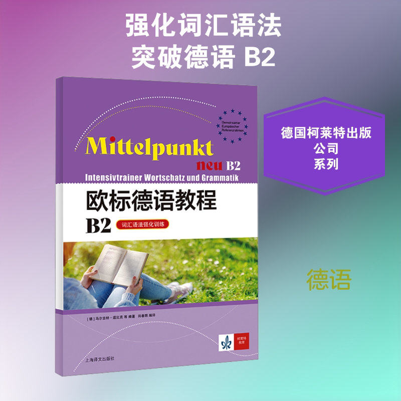 欧标德语教程 B2 词汇语法强化训练 (德)马尔吉特·道比克,田春雨 等 编 德语文教 新华书店正版图书籍 上海译文出版社图片