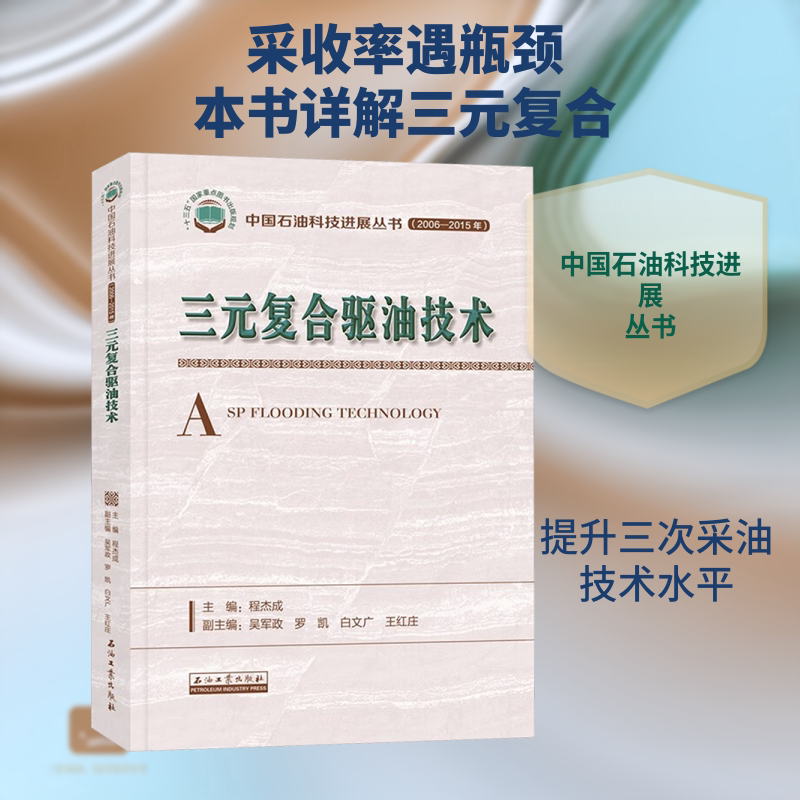 三元复合驱油技术 程杰成 编 化学工业专业科技 新华书店正版图书籍 石油工业出版社