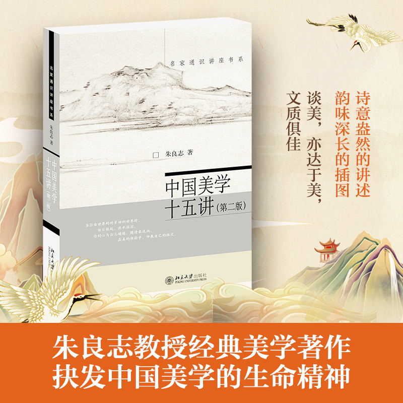 【新华正版】【第二版】中国美学十五讲 朱良志 名家通识讲座书系 美学入门基础书籍朱光潜谈美 北京大学出版社 哲学宗教美学 新华