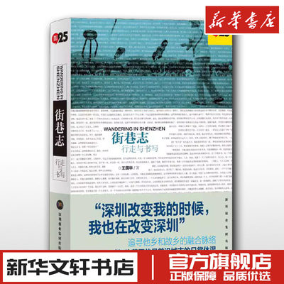 街巷志 行走与书写 王国华 著 中国古代随笔文学 新华书店正版图书籍 深圳报业集团出版社