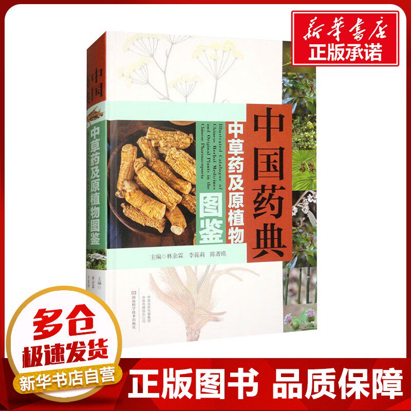中国药典中草药及原植物图鉴 林余霖, 李葆莉, 陈菁瑛主编 著 林余霖,李葆莉,陈菁瑛 编 中医生活 新华书店正版图书籍