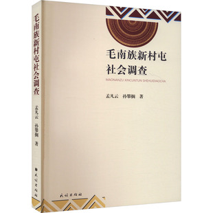 毛南族新村屯社会调查 孟凡云,孙攀搁 著 史学理论社科 新华书店正版图书籍 民族出版社