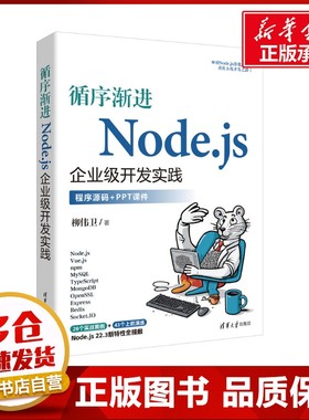 循序渐进Node.js企业级开发实践 柳伟卫 著 程序设计（新）专业科技 新华书店正版图书籍 清华大学出版社