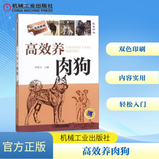 畜牧 养殖专业科技 新华书店正版 高效养肉狗 机械工业出版 编 图书籍 社 李顺才