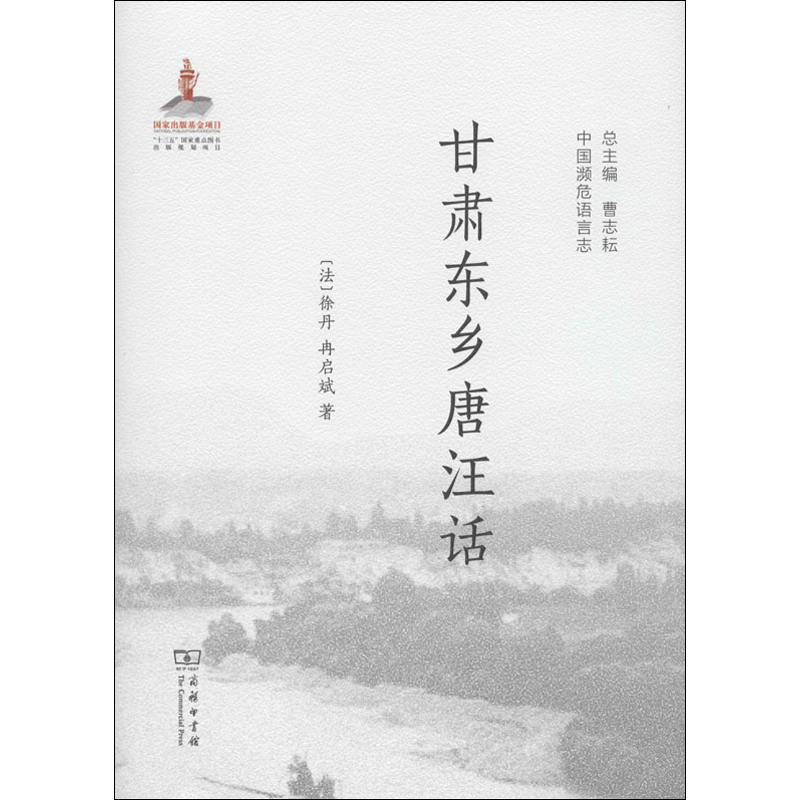 甘肃东乡唐汪话 (法)徐丹,冉启斌 著 语言文字文教 新华书店正版图书籍 商务印书馆