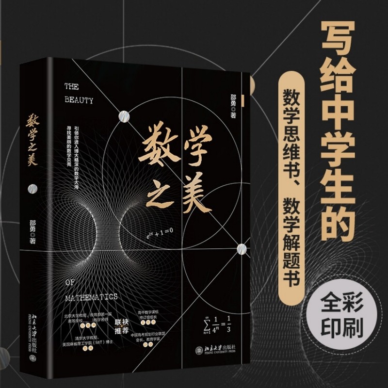 数学之美 引领您进入博大精深的数学大海 寻找美丽数学贝壳 邵勇著 北京大学出版社 正版书籍
