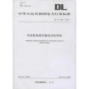 建筑 著作 國家能源局 中國電力出版 專業(yè)科技 新 新華書店正版 中壓配電網(wǎng)可靠性評估導則 圖書籍 社 發(fā)布 水利