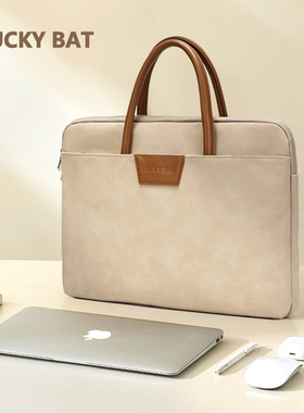 笔记本电脑包14寸适用华为matebook14s手提xpro13苹果macbook联想YOGAair通勤15.6寸惠普星bookpro16女士2025