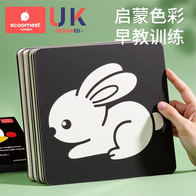 宝宝黑白卡宝宝早教视觉激发卡