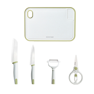 宝宝辅食刀具婴儿陶瓷辅食剪刀便携可剪肉全套可家用陶瓷刀具套装