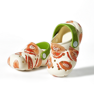 科巢儿童洞洞鞋宝宝拖鞋男女童夏季凉拖包头幼儿小孩洗澡防滑软底