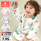 儿童吃饭罩衣婴儿吃饭围兜幼儿园防水防脏围裙宝宝辅食反穿衣四季