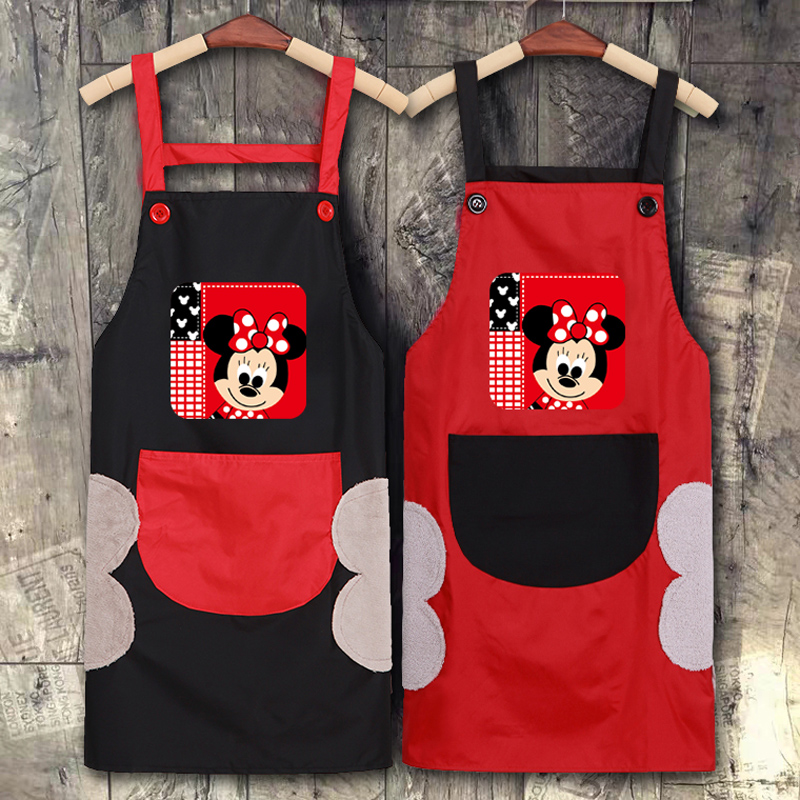 可爱日系围裙防水防油定制logo