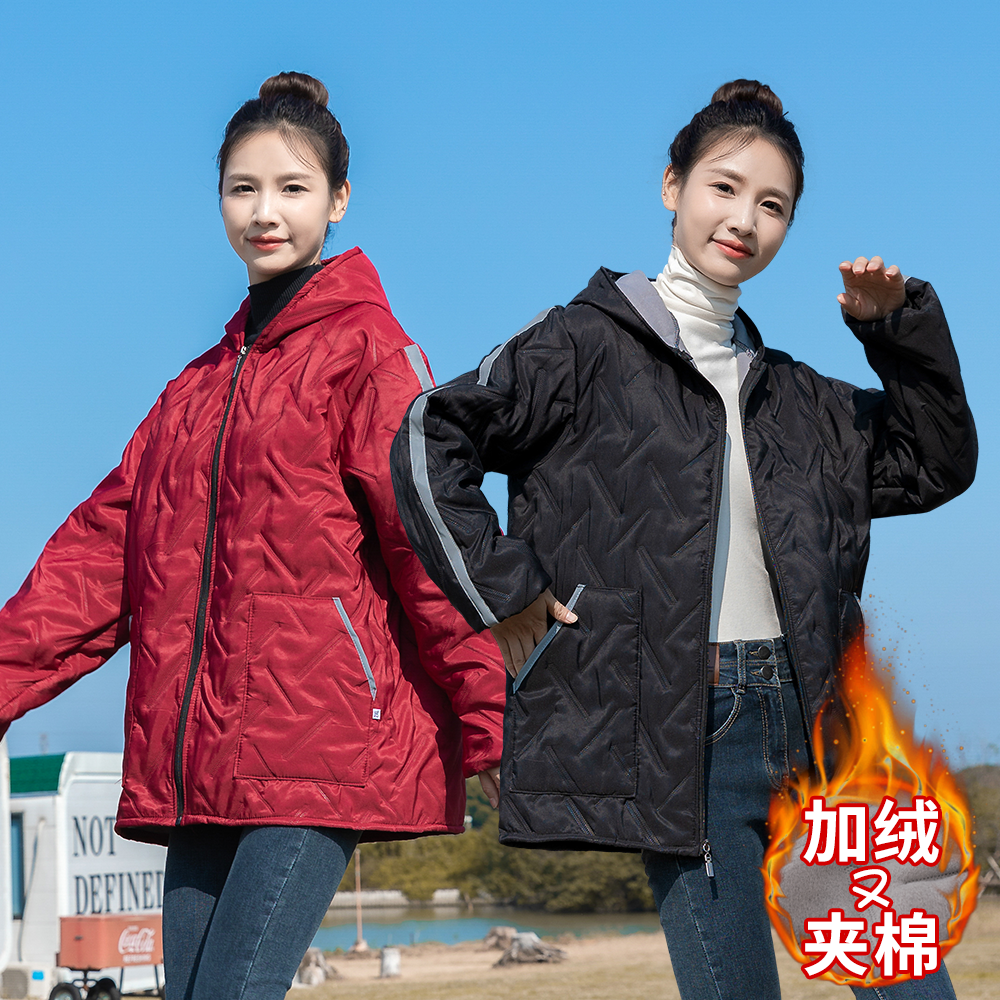 冬季上新加绒保暖工作服