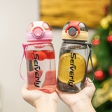 Пластиковая детская портативная чайная чашка подходит для мужчин и женщин, простой и элегантный дизайн, защита при падении